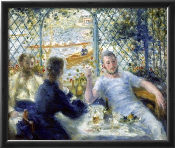 Lunch at the Restaurant Fournaise - Pierre Auguste Renoir Painting